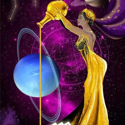 Sternzeichen Wassermann - 5D DIY Diamond Painting