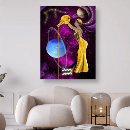 Sternzeichen Wassermann - 5D DIY Diamond Painting