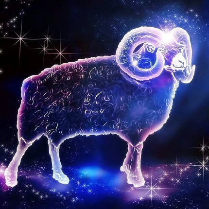 Sternzeichen Widder - 5D DIY Diamond Painting