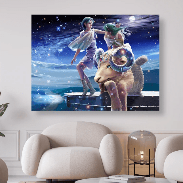 Sternzeichen Widder - 5D DIY Diamond Painting