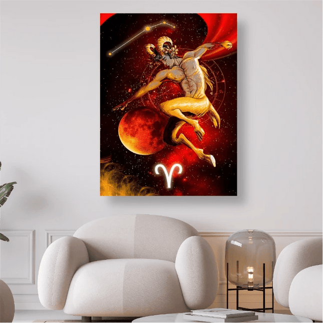 Sternzeichen Widder - 5D DIY Diamond Painting