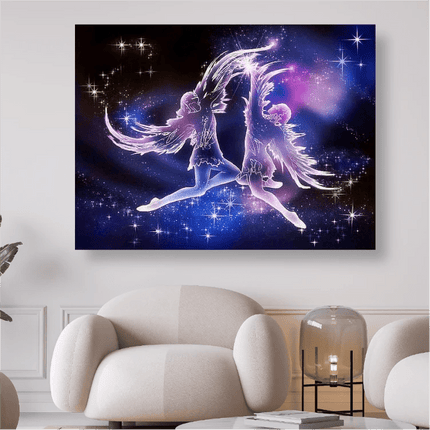 Sternzeichen Zwillinge - 5D DIY Diamond Painting
