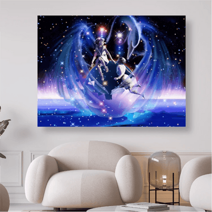Sternzeichen Zwillinge - 5D DIY Diamond Painting