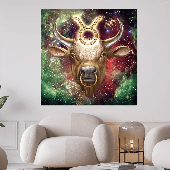 Stier Sternzeichen - 5D DIY Diamond Painting