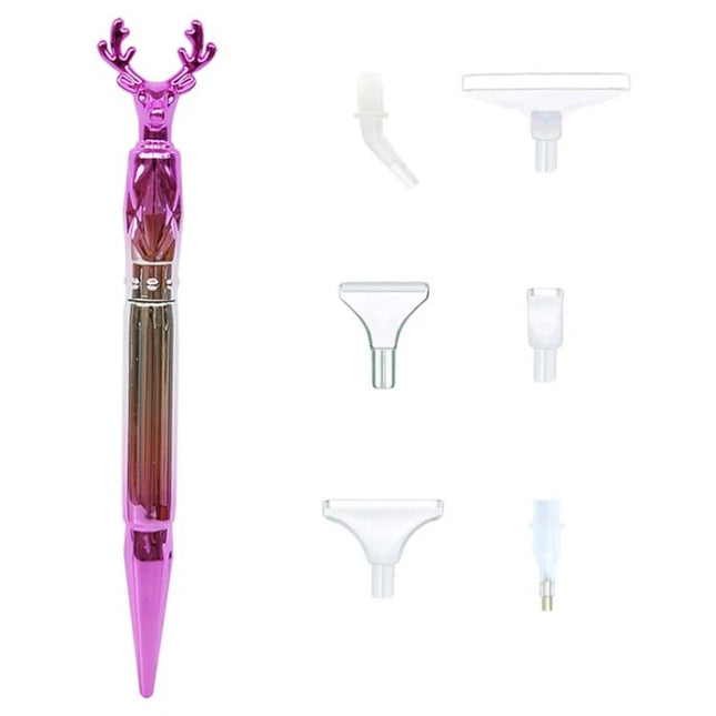 Stift Hirsch mit 6 Aufsätzen - Diamond Painting