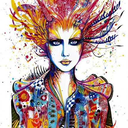 Teufelin Abstrakt - Voll AB 5D DIY Diamond Painting