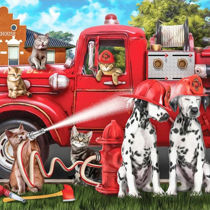 Tierische Feuerwehr - Voll AB 5D DIY Diamond Painting