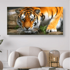 Tiger am Wasser - 5D DIY Diamond Painting