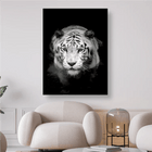Tiger in schwarz/weiss - 5D DIY Diamond Painting