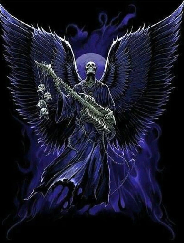 Todesengel spielt Gitarre - 5D DIY Diamond Painting