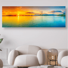 Traumhafter Sonnenuntergang am See - 5D DIY Diamond Painting