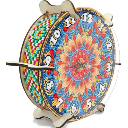 Uhr Mandala 1 - Diamond Painting