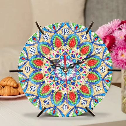 Uhr Mandala - Diamond Painting