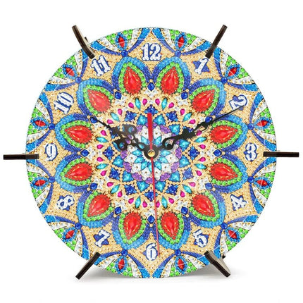 Uhr Mandala - Diamond Painting