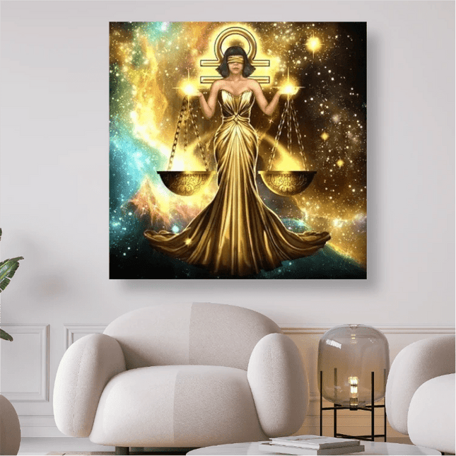 Waage Sternzeichen - 5D DIY Diamond Painting