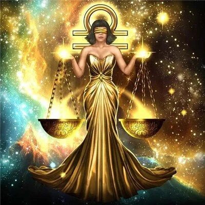 Waage Sternzeichen - 5D DIY Diamond Painting
