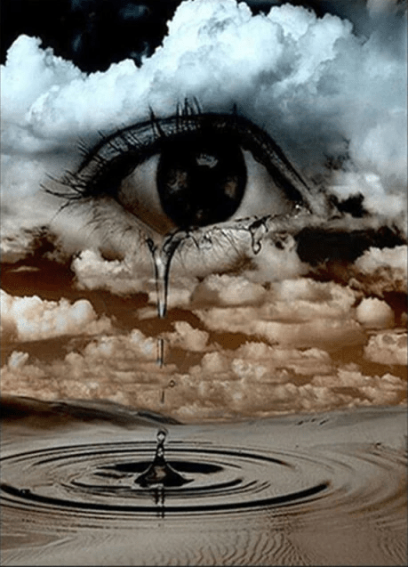 Weinendes Auge - 5D DIY Diamond Painting