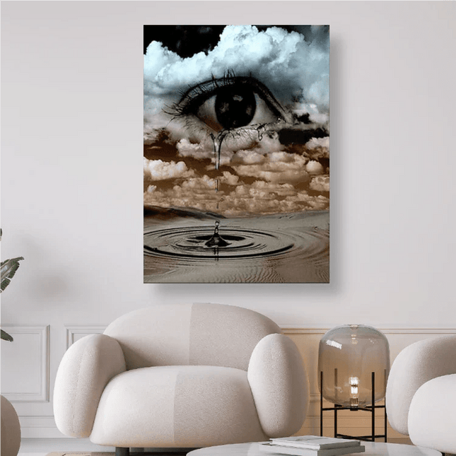 Weinendes Auge - 5D DIY Diamond Painting