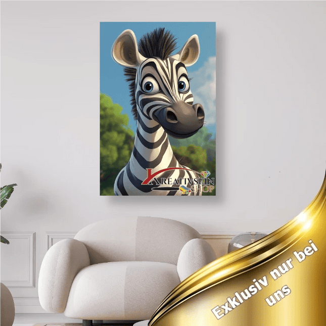 Zebra Comic - 5D DIY Diamond Painting