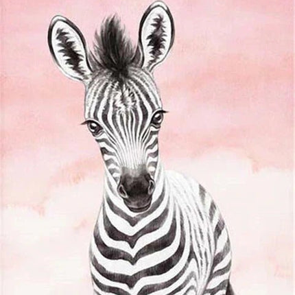 Zebra Motiv Kinderzimmer - 5D DIY Diamond Painting